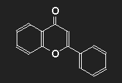 Strukturformel Flavon