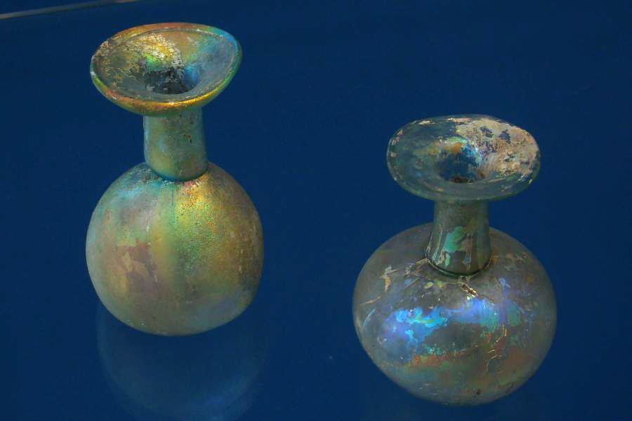schillerndes Glas, antik