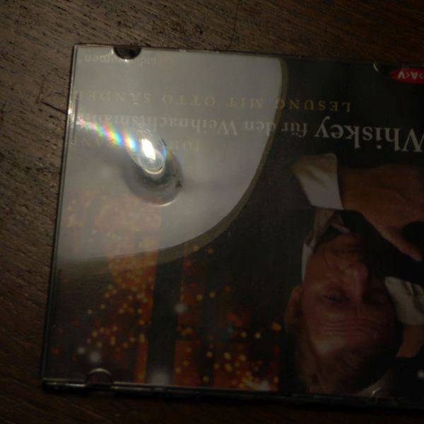 Beugung an einer CD-Hülle