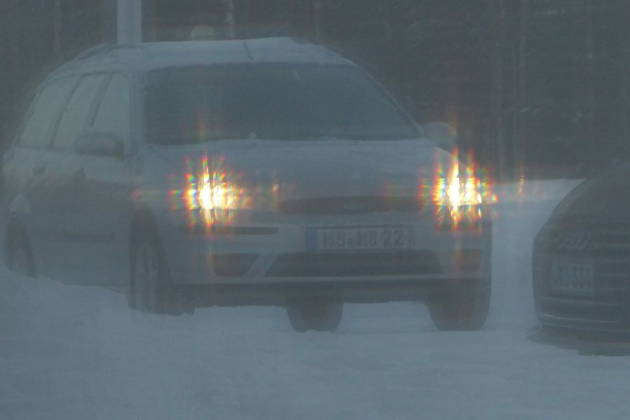 Lichtbeugung an Vorhang