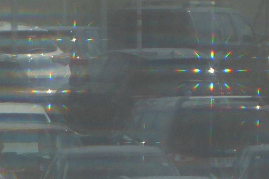Lichtbeugung an Vorhang